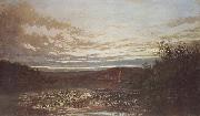WC Piguenit A winter-s evening,Lane Cove oil painting on canvas